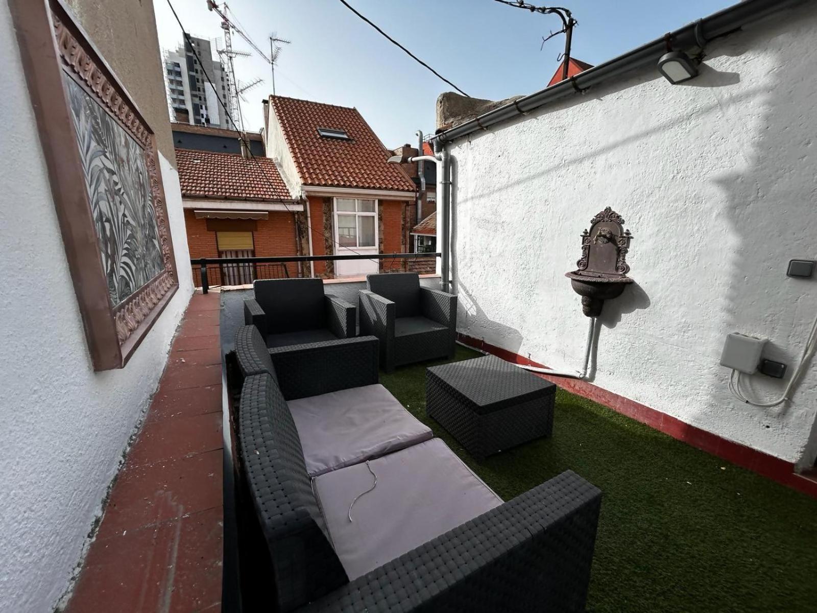Apartamento Con Terraza Centrico Moderno Nuevo Madri Exterior foto